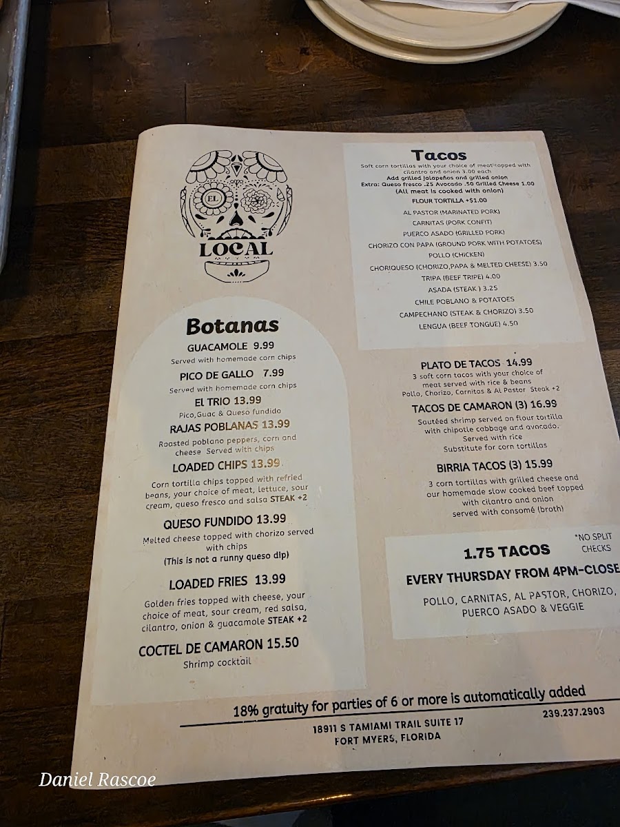 El Local Menu - Image 5