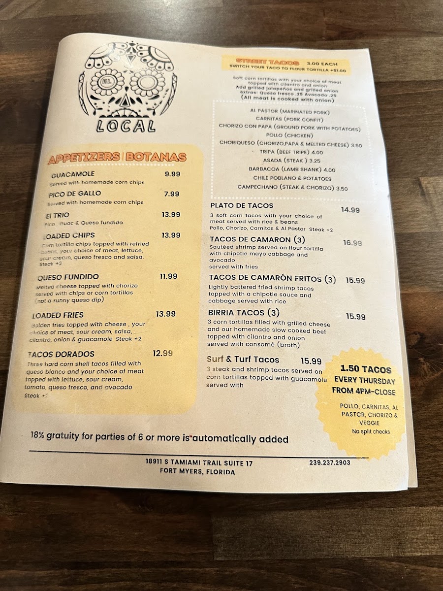 El Local Menu - Image 6